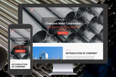 Z Web Solutions Champion Metal Corporation