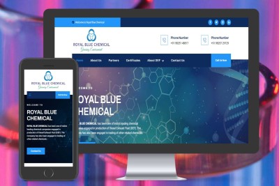 Z Web Solutions Royal Blue Chemical