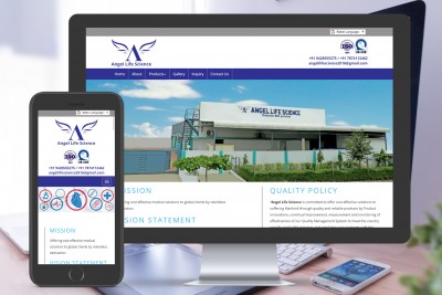Z Web Solutions Angel Life Science