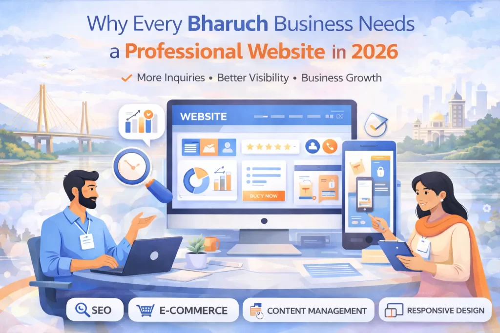 Why Every Bharuch Business Needs a Professional Website in 2026 - Z Web Solutions